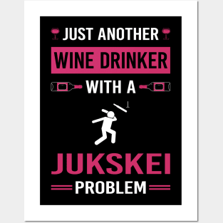 Wine Drinker Jukskei Posters and Art